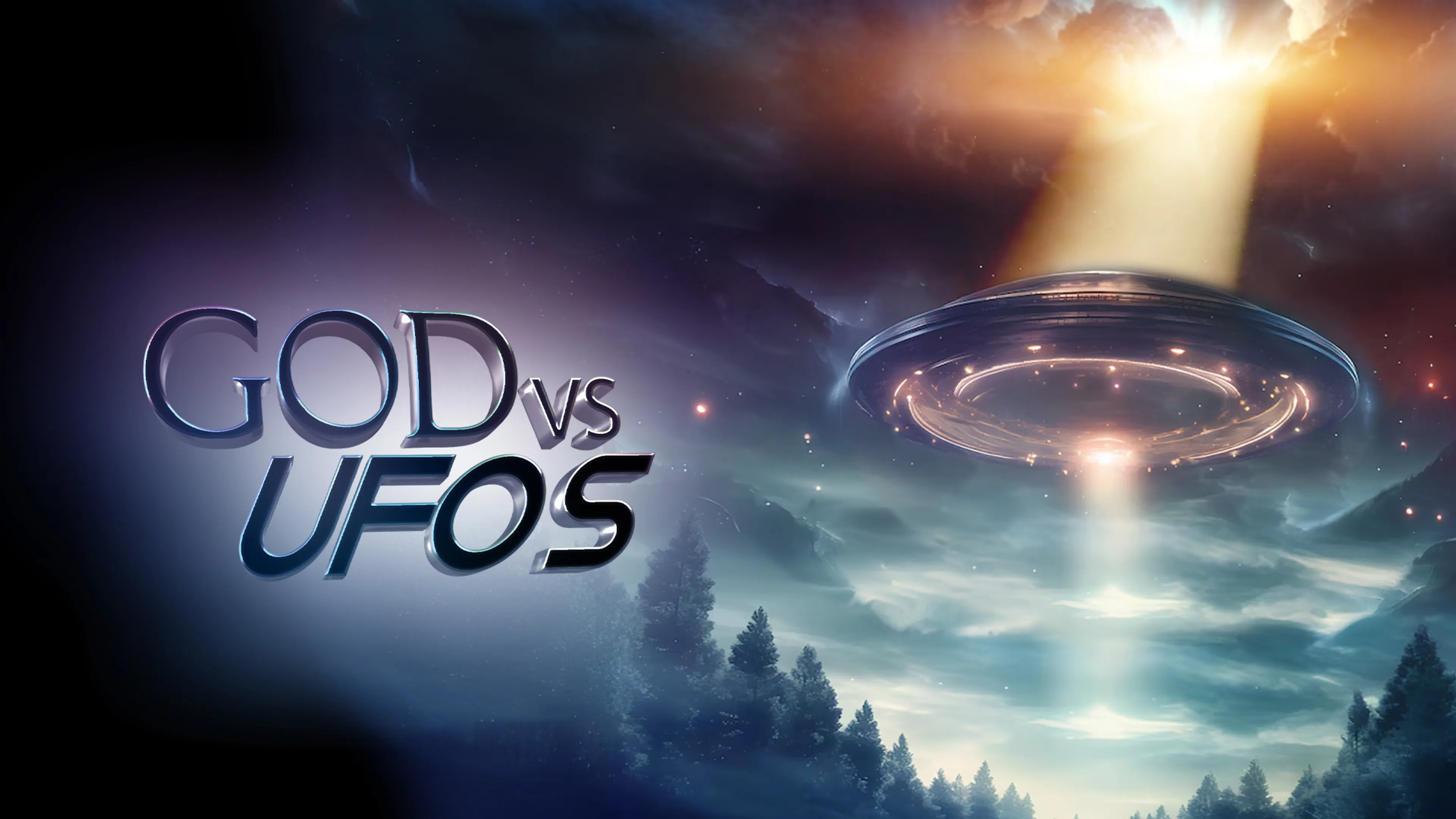 God vs UFOs poster